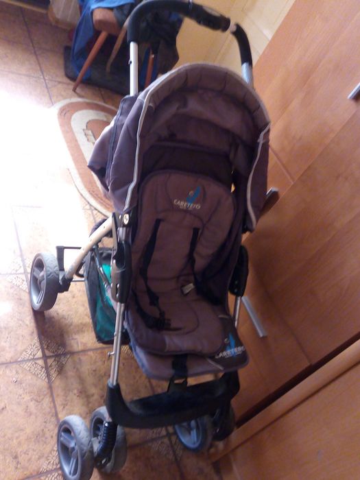 Brązowy Wózek spacerowy caretero