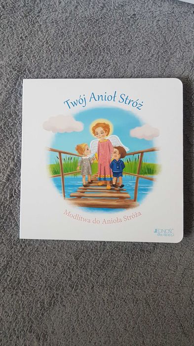 Twój Anioł Stróż, książeczka i złocone puzzle