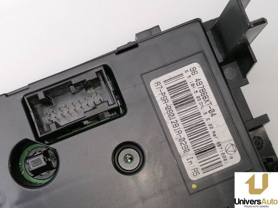 COMANDO SOFAGEM / AR CONDICIONADO PEUGEOT 207 2008 -96497866XT04 96497866XT