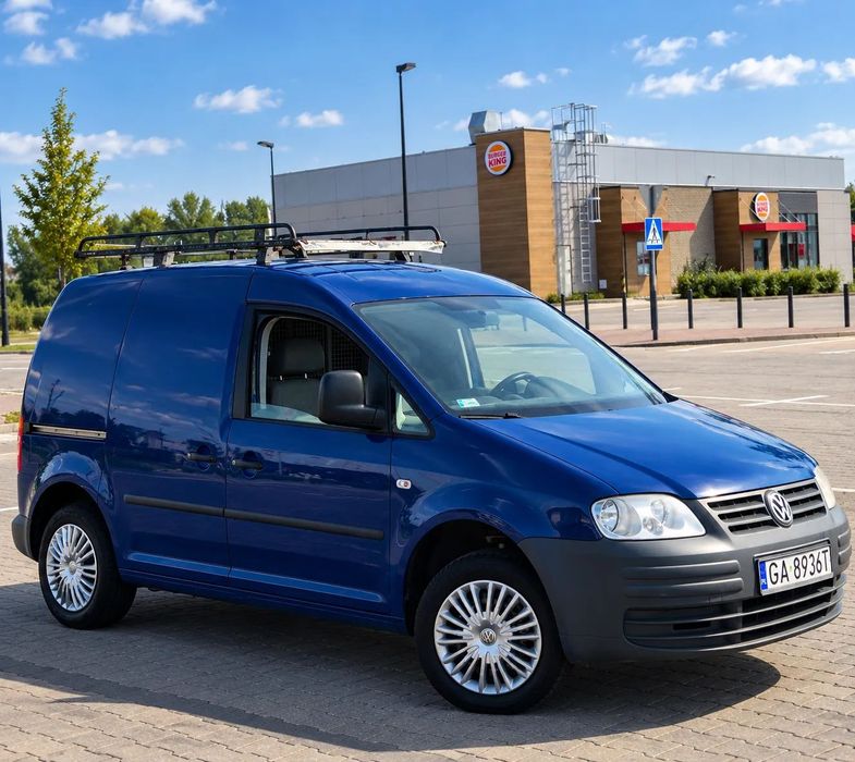 Volkswagen Caddy  2.0 SDI/Salon PL/204k km/Regały/hak/Bagażnik dachowy/bardzo dobry stan