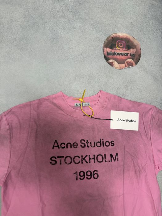 футболка Acne Studios Pink tee S M L vetements balenciaga rick owens
