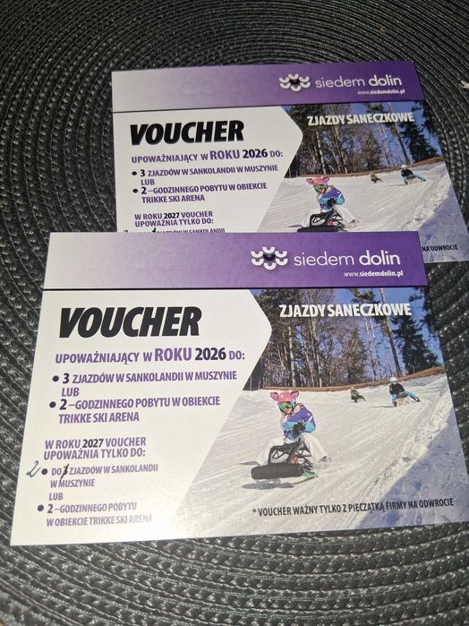 Vouchery  Sankolandia Muszyna