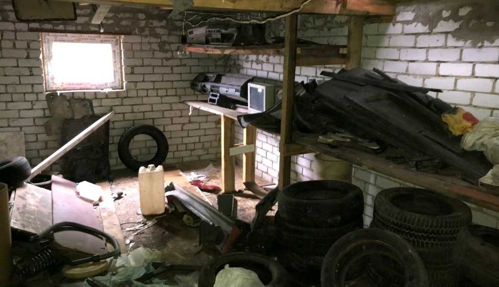 гараж двухэтажный, капитальный