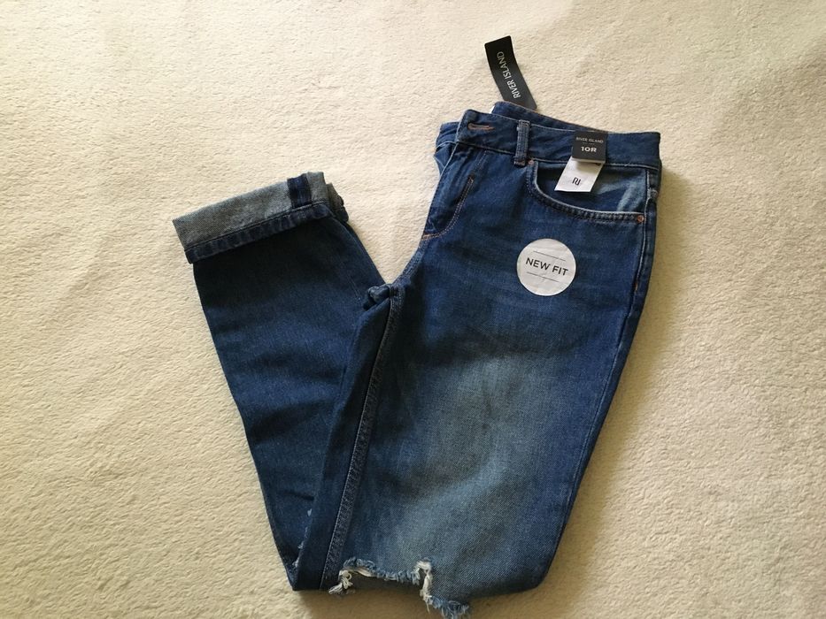 Jeansy River Island ultimate boyfriend M NOWE