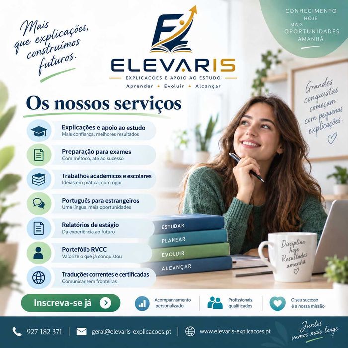 ELEVARIS | Explicações e Apoio ao Estudo — 1.º ao 12.º Ano