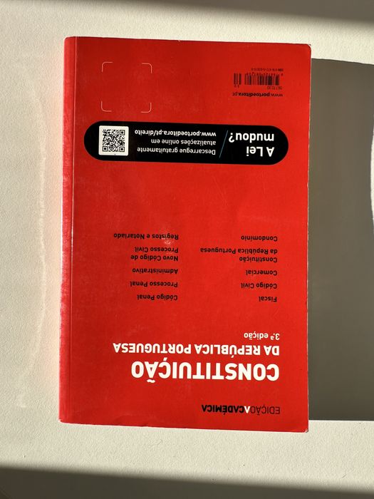 Constituição da República Portuguesa - com anotações