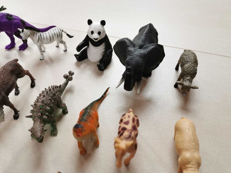 MIX Zestaw Figurek Zwierząt i Dinozaurów Schleich Collecta Delta inne