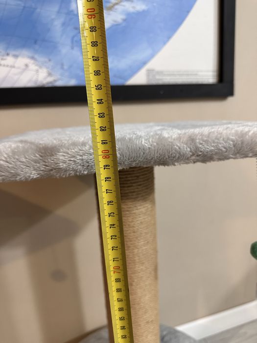 Домик для кота большая когтеточка  80-85 см см толстый столб Пончик