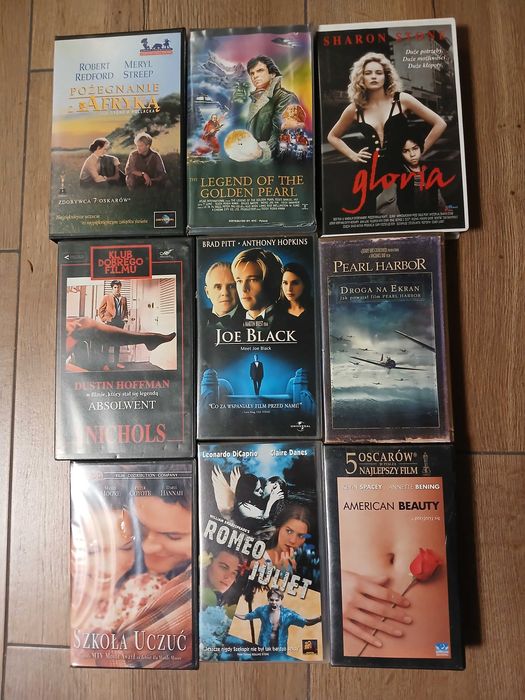 Sprzedam Oryginalne Kasety VHS szt. 9