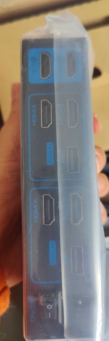 Switch KVM VPFET para 2 PCs + 2 Monitores HDMI — Novo