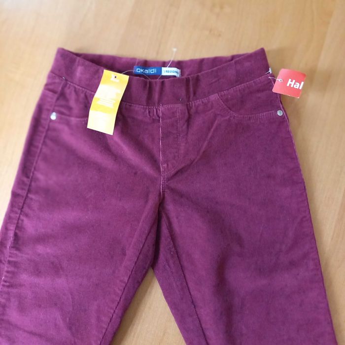 Nowe sztruksowe spodnie /jegginsy/tregginsy  158cm/13-14 lat