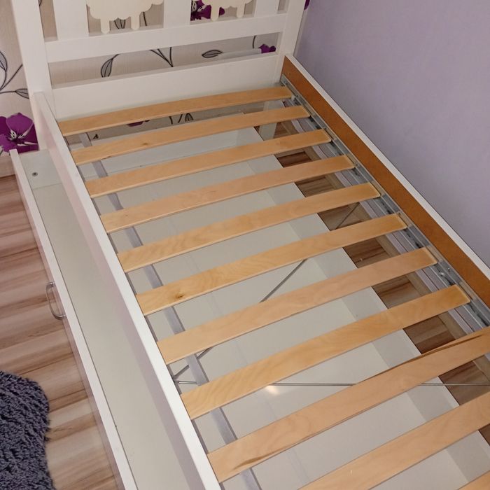 Łóżko białe 70/160