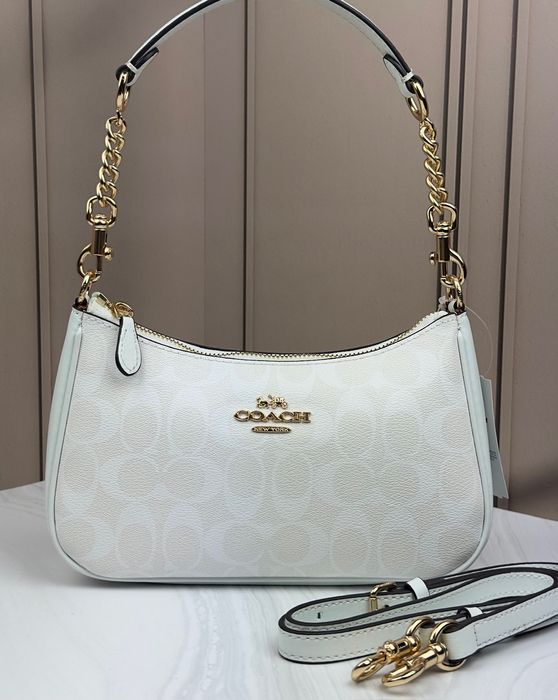 Жіноча сумка-месенджер Coach Teri 25 зі знімним ремінцем, екошкіра, оригінал
