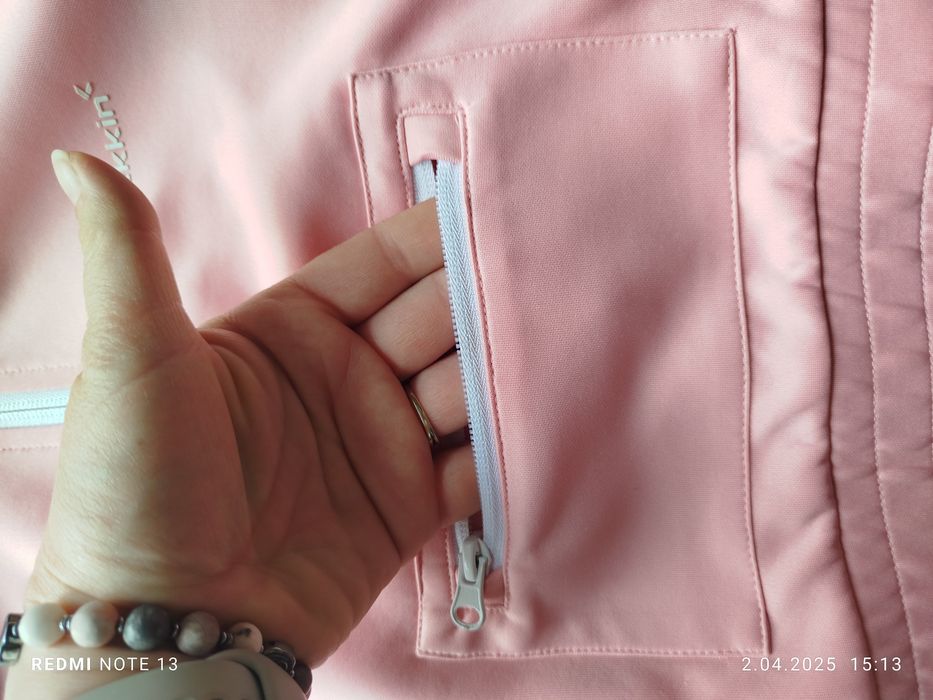 Pudroworóżowa bluza sportowa wf gimnastyka rower bekkin 110 4-5 lat