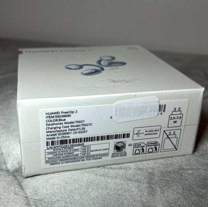 Бездротові навушники Huawei FreeClip 2 Blue