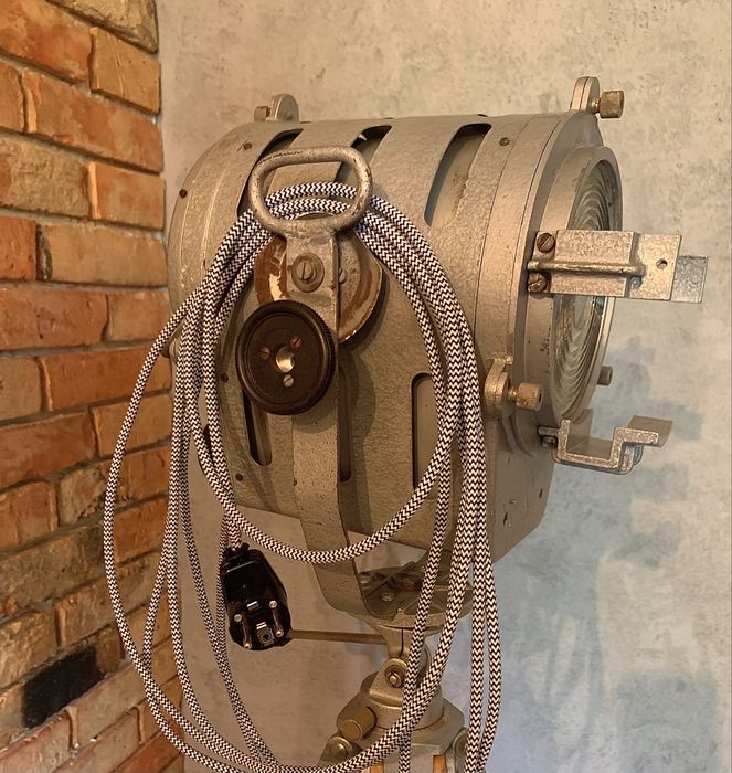 Lampa Prl podlogowa Loft  zabytek Prl