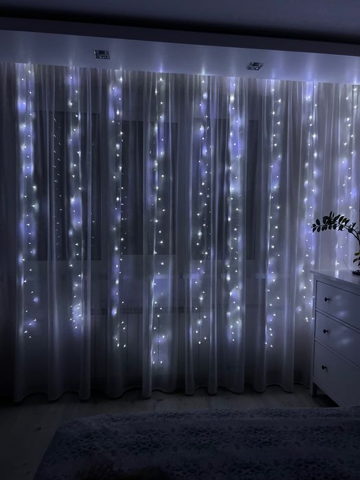 Гирлянда, новорічна гирлянда, гирлянда штора 3*3 метри