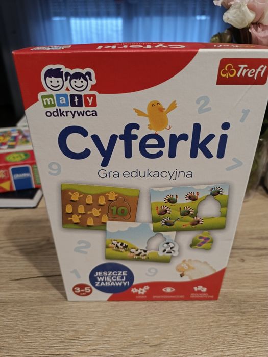 Zestaw gier edukacyjnych Trefl plus gratis CzuCzu  litery