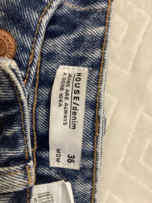 Jeansy mom w rozmiarze 36