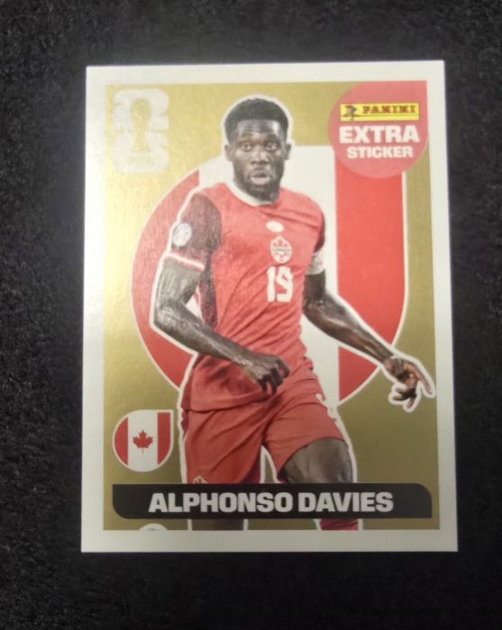 Extra Stickrs Alphonso Davies - Gold