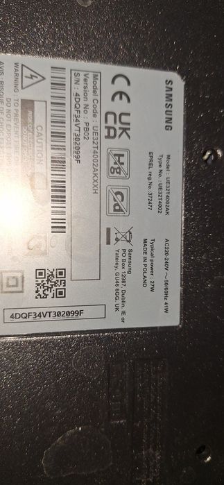 UE32T4002AK moduły z TV Samsunga 715GA898-C01-000-004K zasilacz+main.