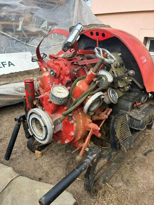 Motopompa z silnikiem garbusa