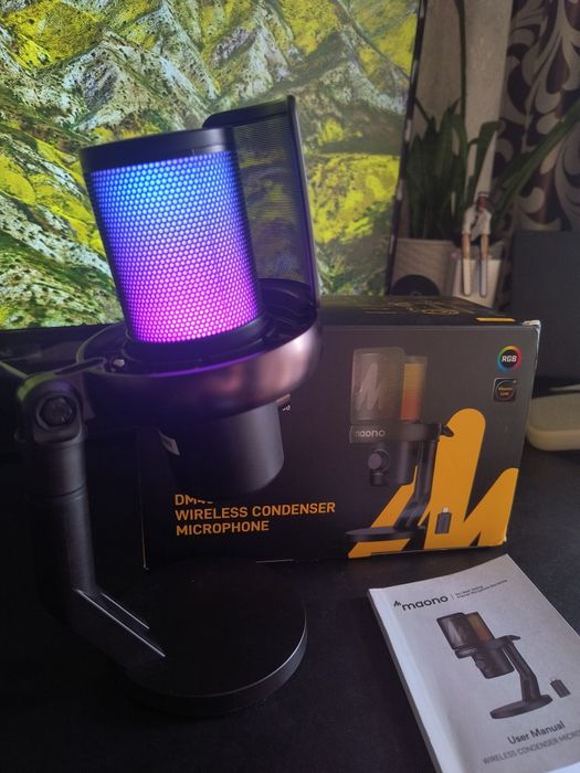 Бездротовий конденсаторний мікрофон Maono  DM40 як Fifine am8