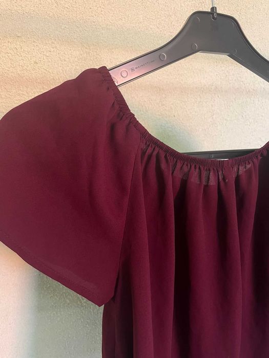 Top Bordô Stradivarius