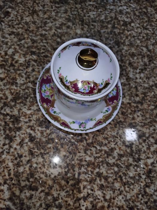 Chavena antiga pintada