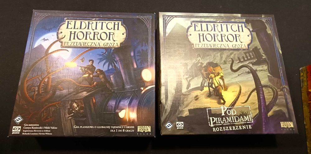 Eldritch Horror - komplet + drewniane inserty!