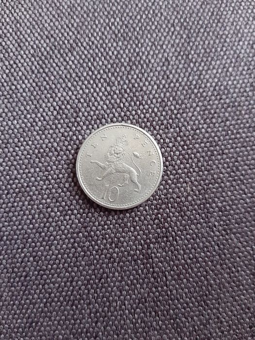 10 пенсов 1992 250 грн