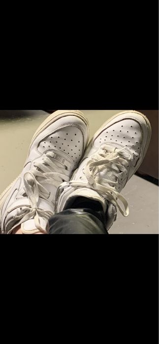 Biale buty nike air force high