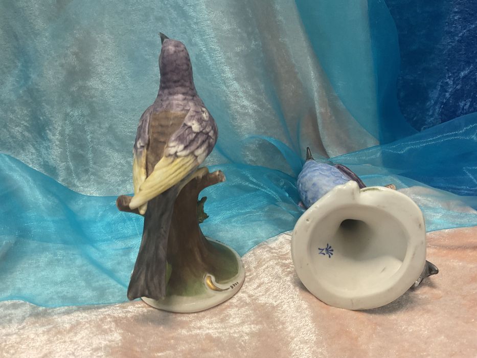 Aves biscuit pintura manual