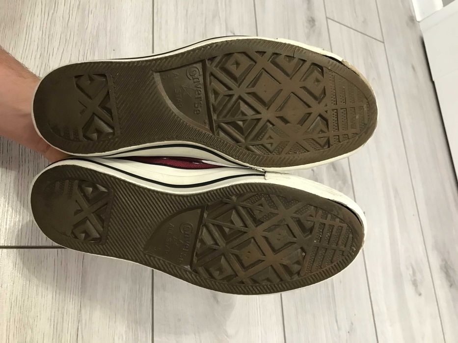 Buty Converse All Star bordowe niskie rozm. 37,5