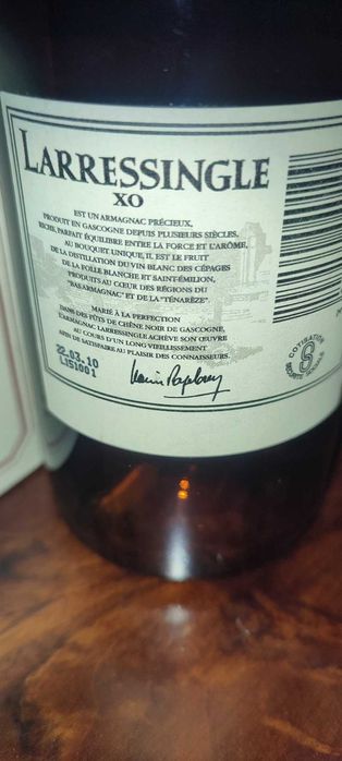 Armagnac Larressingle rare original , podobny do  cognac , brandy