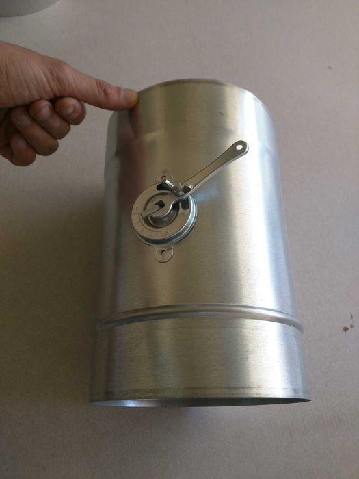 Przepustnica wentylacji rekuperacji 160 ocynk