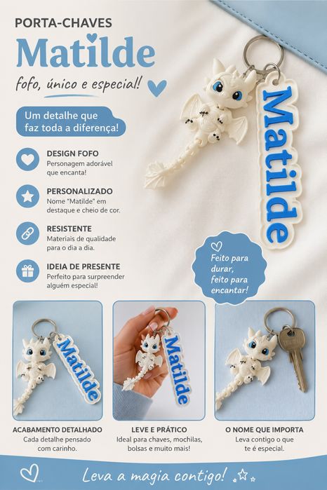 Artigos personalizados 3D