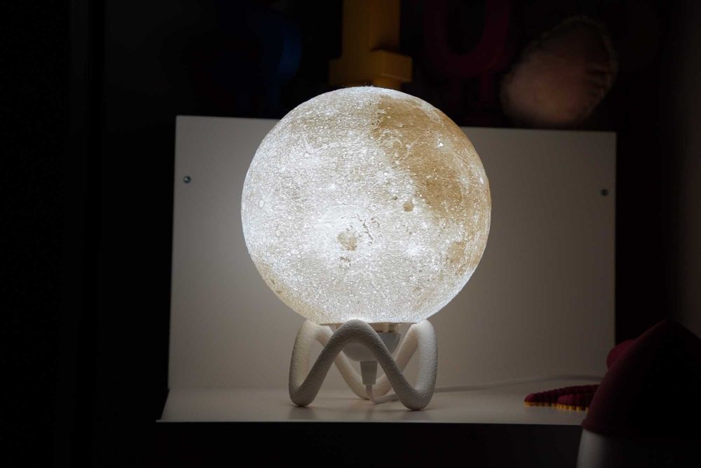 Lampka nocna 3D w kształcie Księżyca / Księżyc Moon Lamp dla dziecka
