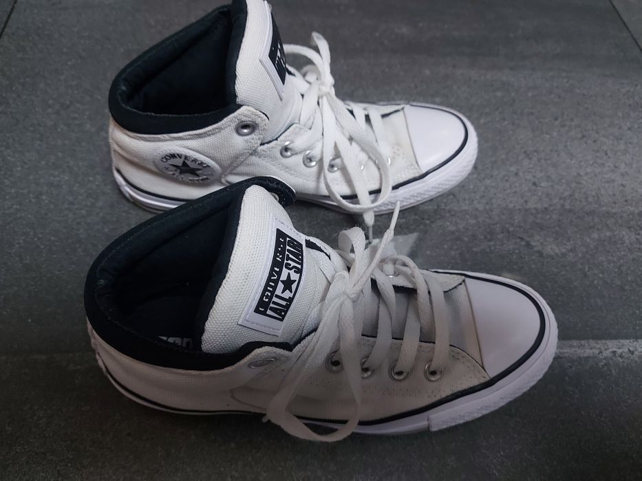 Converse Chuck Taylor High Street Unisex | Biały/Czarny/Biały (155469C