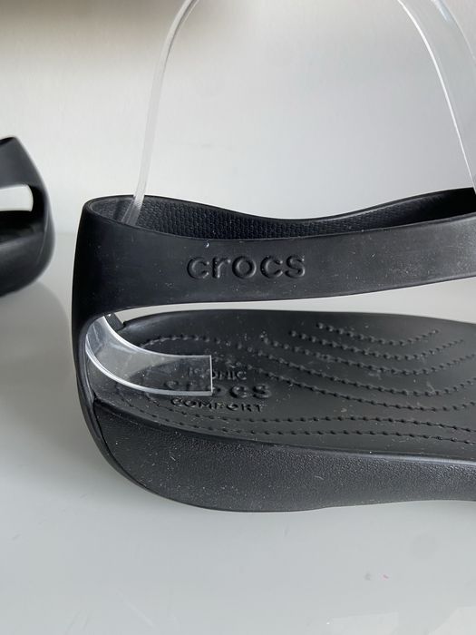 Nowe sandały japonki Crocs Serena Flip r. 41/42 W10 wyższa podeszwa