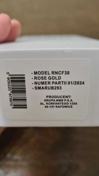 Smartwatch Rubicon RNCF 30 damski różowe lub złote