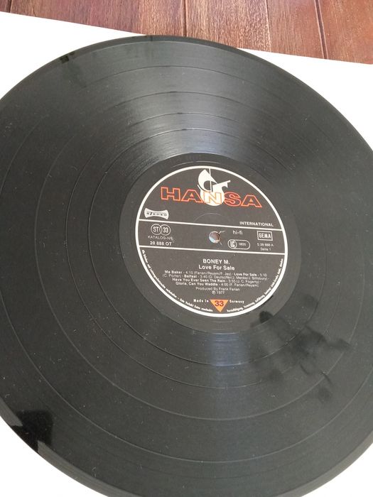 Płyta winylowa Boney M Live For Sale 1977 r.