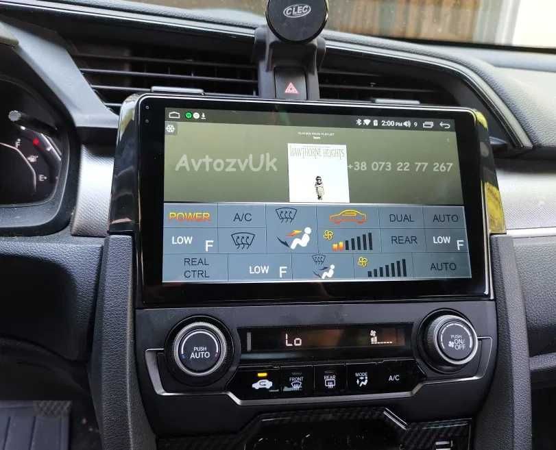 Магнітола Honda CIVIC 5D GPS USB Tesla Хонда Сівік CarPlay Андроїд 16