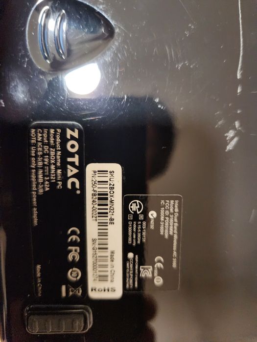 Міні-пк Zotac zbox MN321 на з/ч