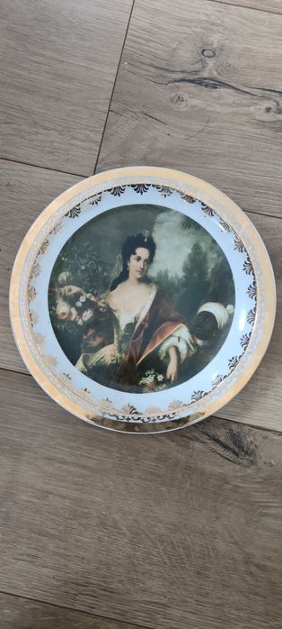 Stara porcelana Wawel talerze 24 cm