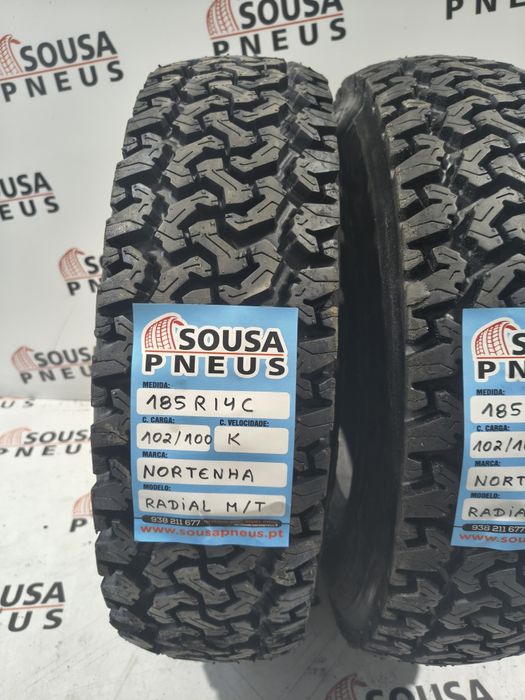 2 pneus Nortenha 185R14C 4x4 - Oferta dos Portes