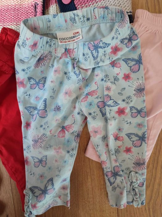 Paka 11 szt sweterki body spodnie bluzki