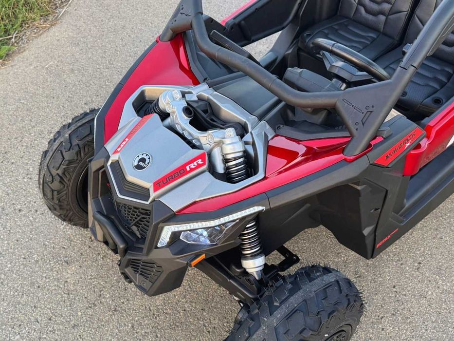 Buggy CAN-AM Maverick 3  DELUXE Czerwony + POMPOWANE KOŁA