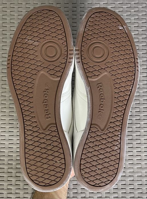 Reebok Classic кроссовки 45 размер кожаные спортивные белые
