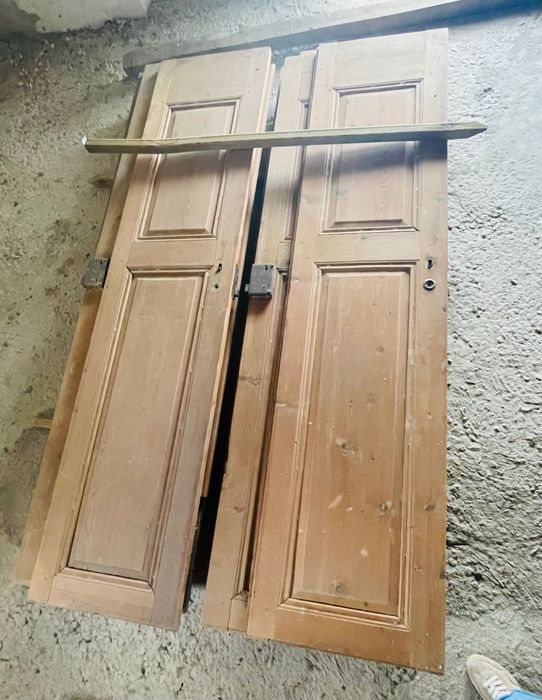 14 portas casquinha antigas (madeira nua)